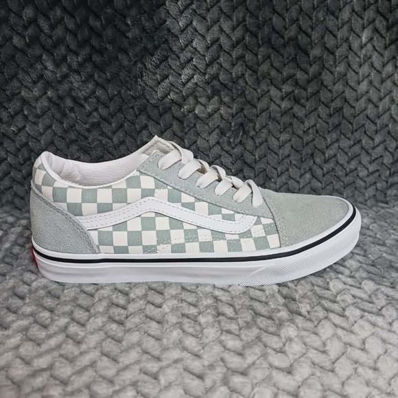 Vans Old Skool Theory Checkerboard Pure Grey Sneakers Juniors‎ Size 5.5 - Picture 6 of 10